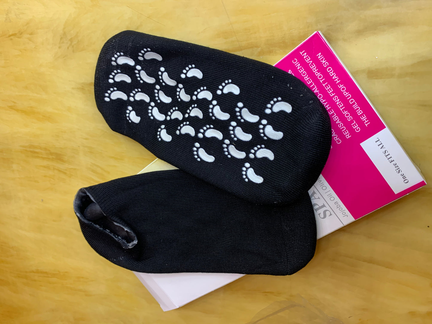 Chaussettes en Gel de Silicone réutilisables, masque pour les pieds, hydratant, blanchissant, exfoliant – جوارب من جل السيليكون لترطيب و تبييض و تقشيير القدم